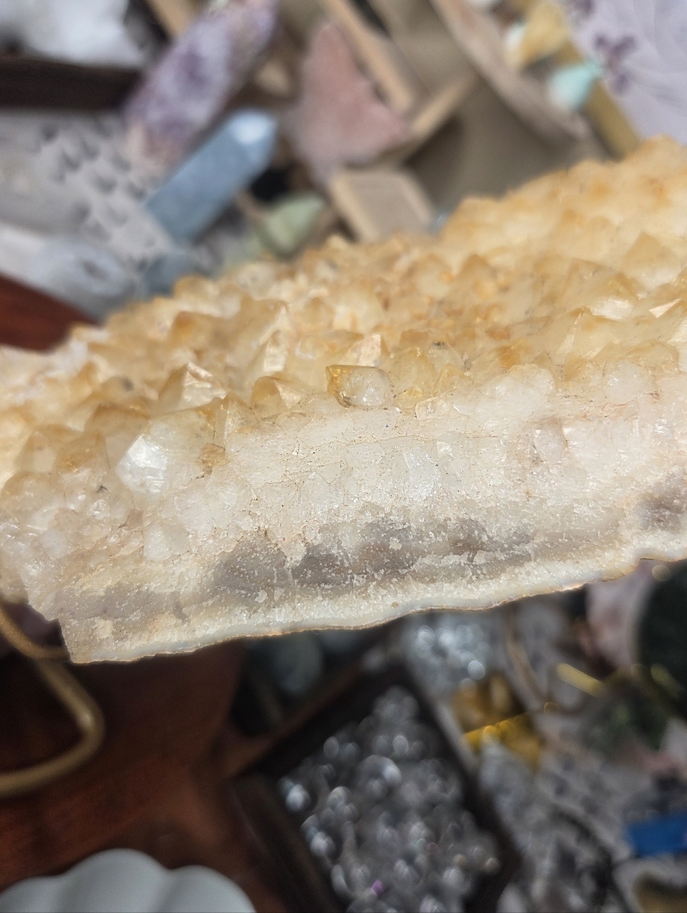 Citrine Freeform on Stand  9 In On Stand - Picture 9 of 9